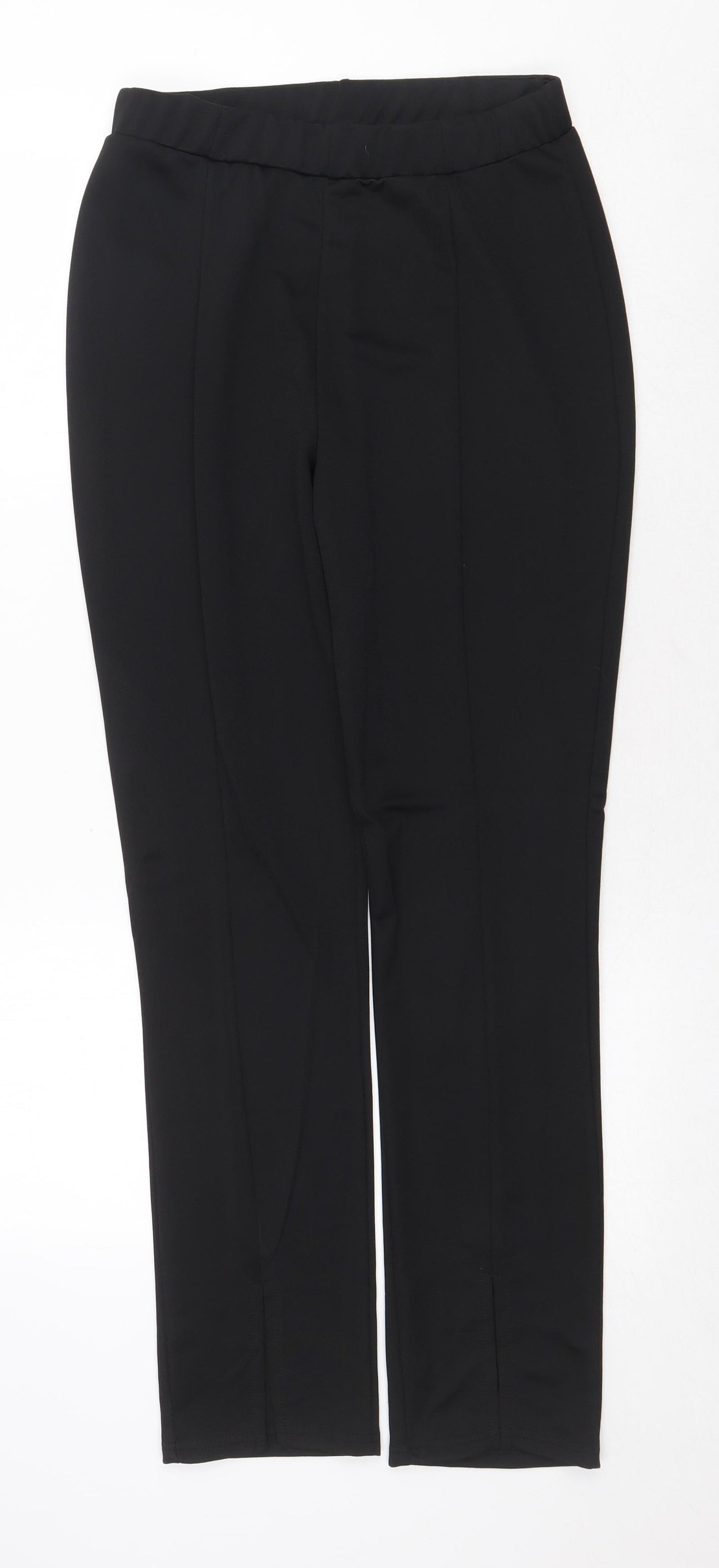 Brave Soul Womens Black Polyester Jogger Trousers Size L Regular