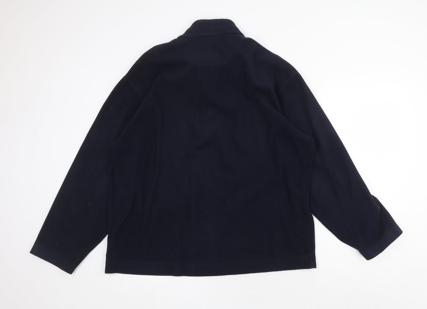 Marks and Spencer Mens Blue Polyester Pullover Sweatshirt Size XL