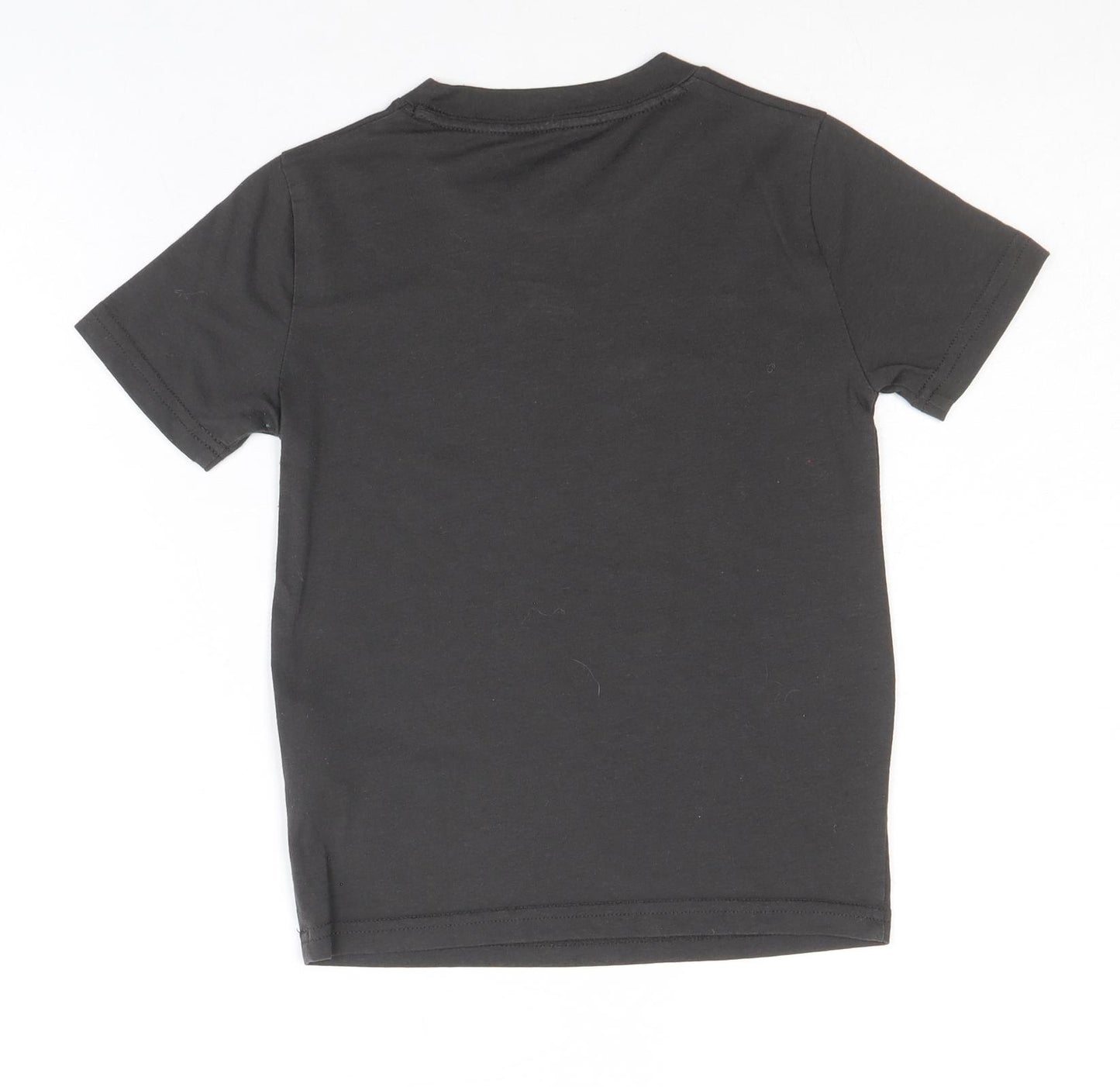 Abercrombie & Fitch Boys Grey 100% Cotton Basic T-Shirt Size 3-4 Years Round Neck Pullover - a&f 1892