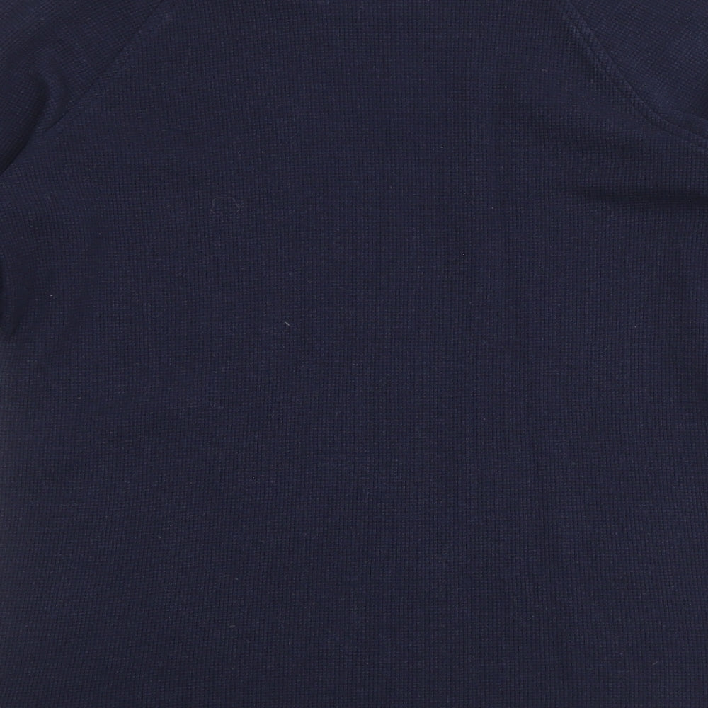 George Boys Blue 100% Cotton Basic T-Shirt Size 11-12 Years Round Neck Pullover