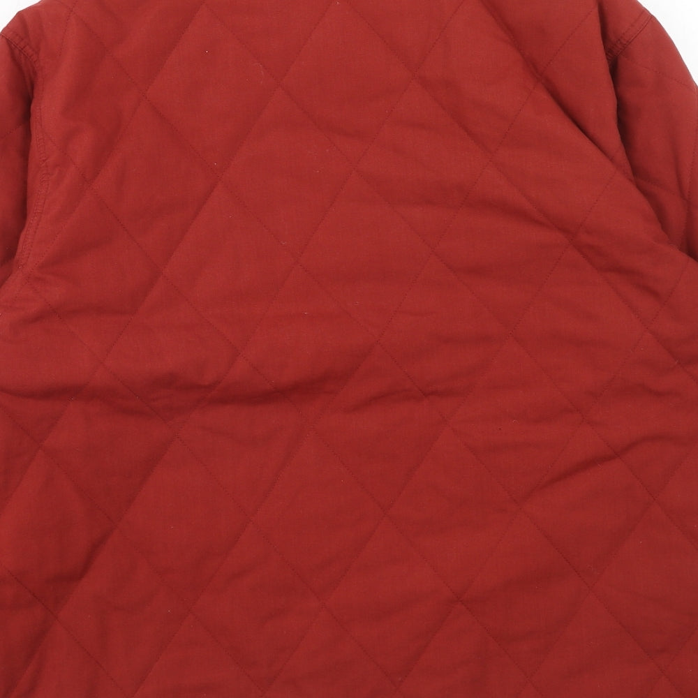 Berkertex Womens Red Jacket Size 14 Button - Size 14-16