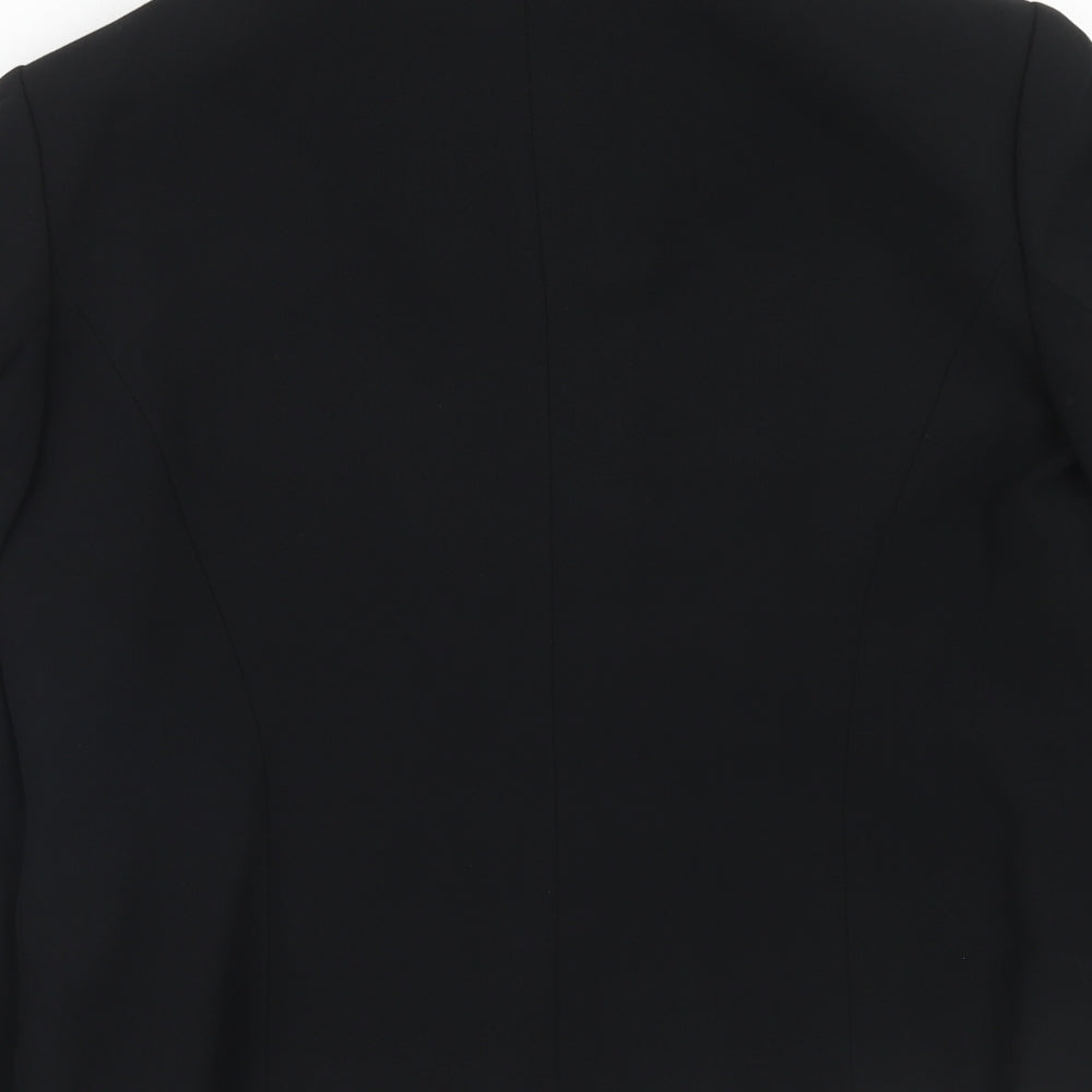 Windsmoor Womens Black Polyester Jacket Suit Jacket Size 12