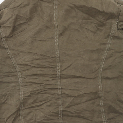 Gerry Weber Womens Brown Jacket Blazer Size 18 Button