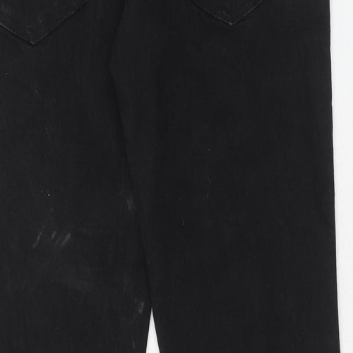 Firetrap Mens Black Cotton Skinny Jeans Size 32 in L32 in Regular Zip