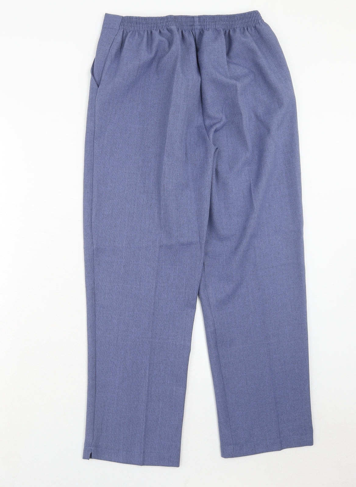 Arista Womens Blue Polyester Trousers Size 14 Regular