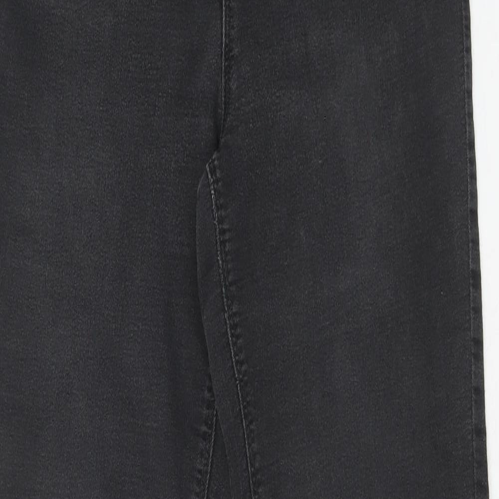 Papaya Womens Black Cotton Jegging Jeans Size 10 Regular