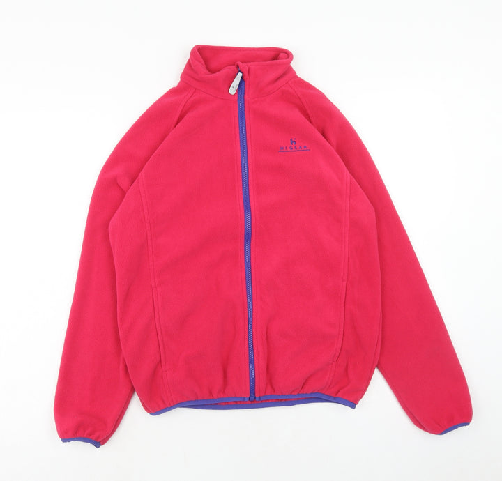 Hi Gear Girls Pink Jacket Size 13-14 Years Zip