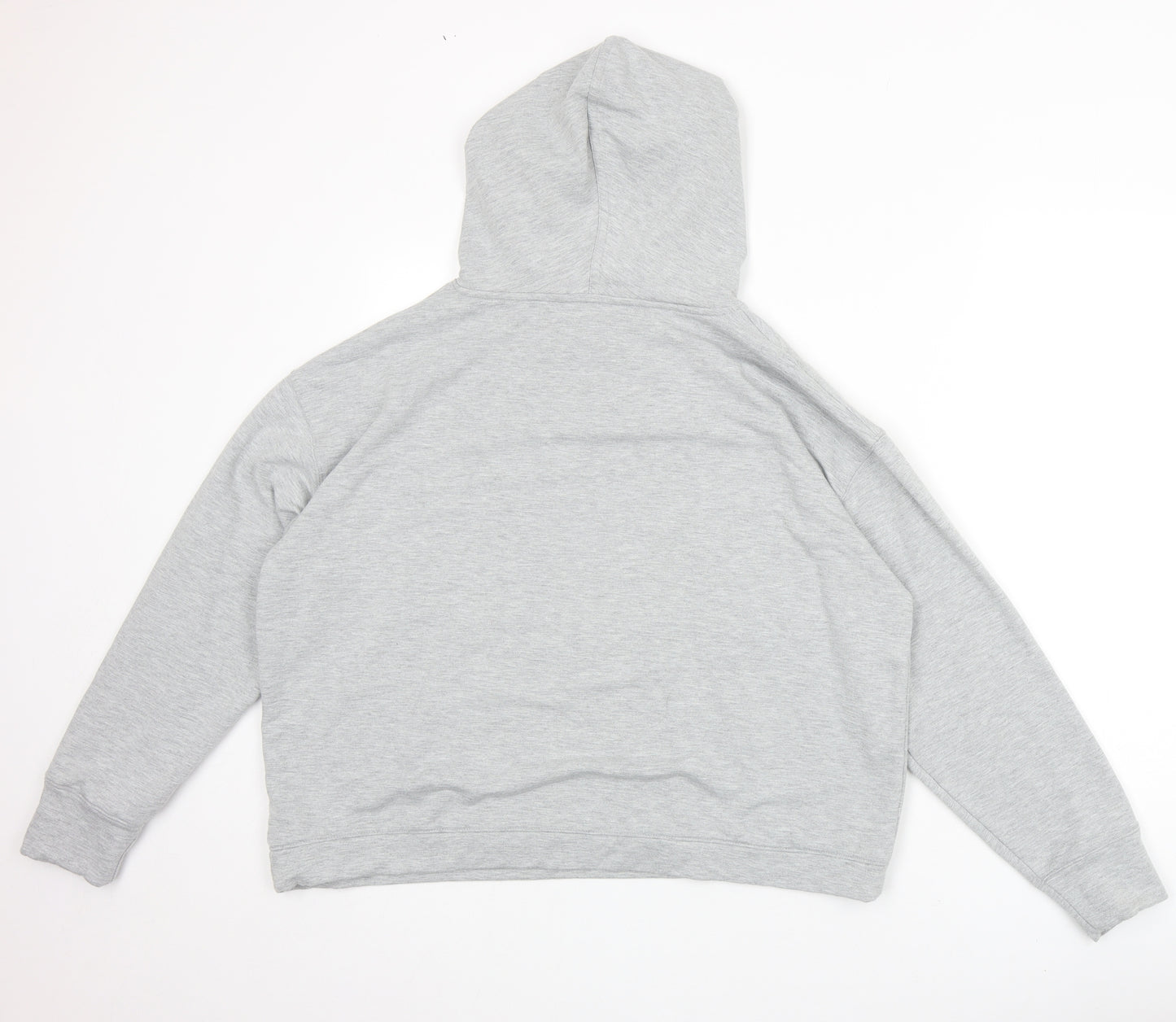 Nutmeg Womens Grey Polyester Pullover Hoodie Size 12 Pullover