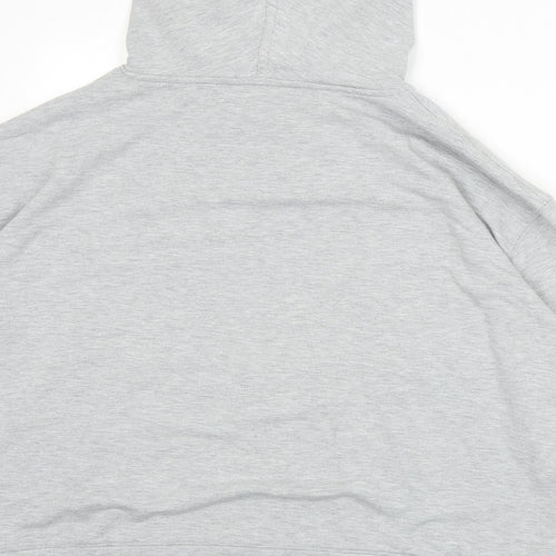 Nutmeg Womens Grey Polyester Pullover Hoodie Size 12 Pullover