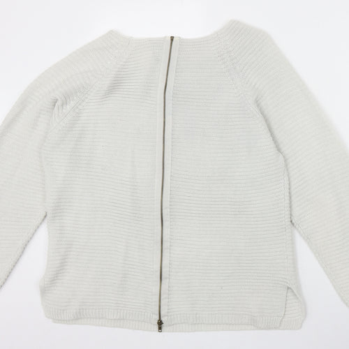 Intuition Womens Ivory Scoop Neck Acrylic Pullover Jumper Size 16 - Size 16/18