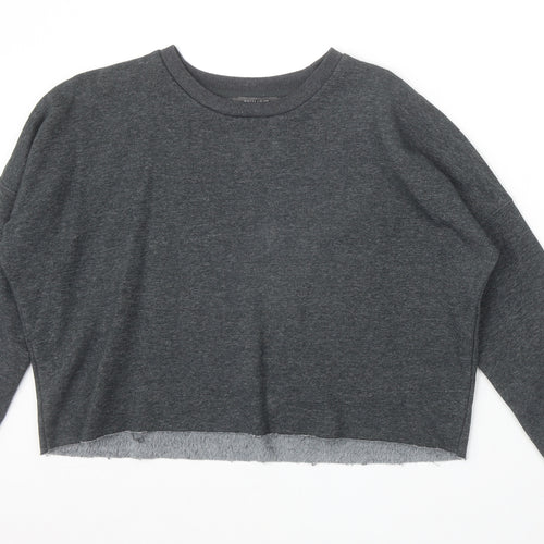 Primark Womens Grey Polyester Pullover Sweatshirt Size 2XS Pullover