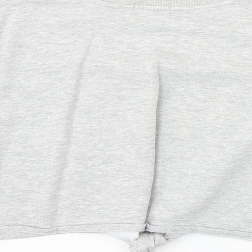 primar Womens Grey Polyester Pullover Sweatshirt Size 4 Pullover - Dreamer Knot Front