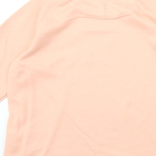 Preworn Girls Pink 100% Cotton Pullover Sweatshirt Size 2-3 Years Pullover