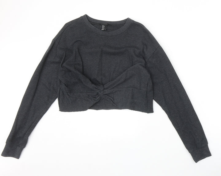 FOREVER 21 Womens Grey Polyester Pullover Sweatshirt Size S Pullover