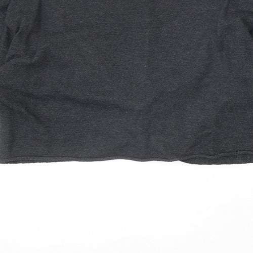 FOREVER 21 Womens Grey Polyester Pullover Sweatshirt Size S Pullover