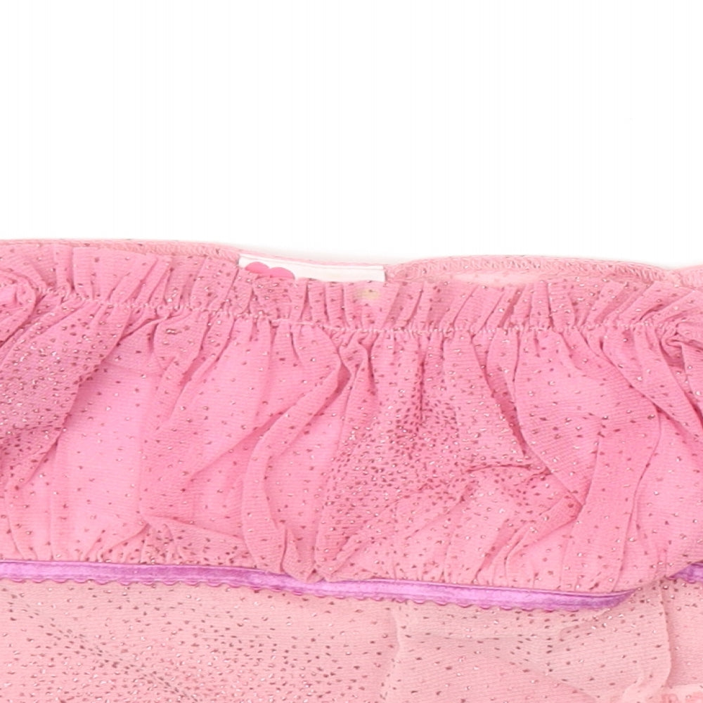 GirlsCo Girls Pink Polyamide Basic Blouse Size 9-10 Years Off the Shoulder Pullover