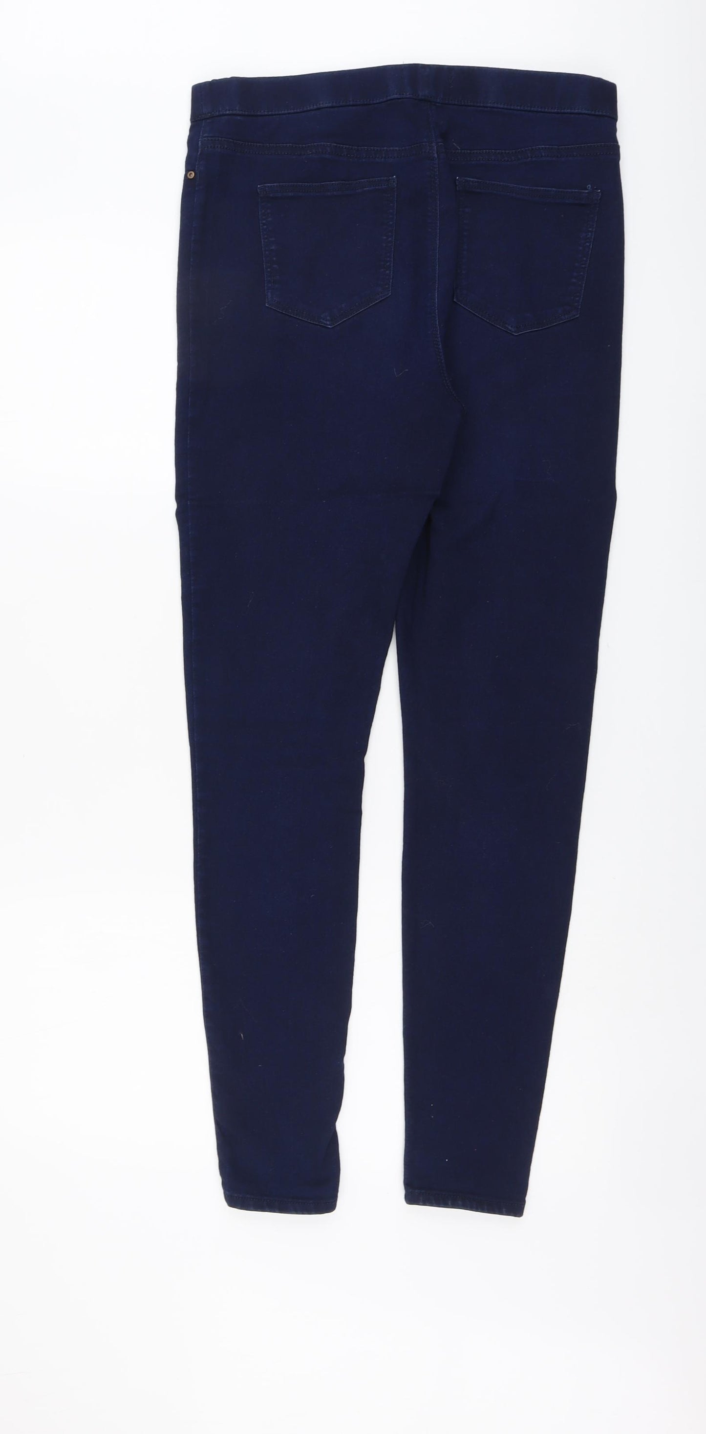 Papaya Womens Blue Cotton Jegging Jeans Size 12 L29 in Regular