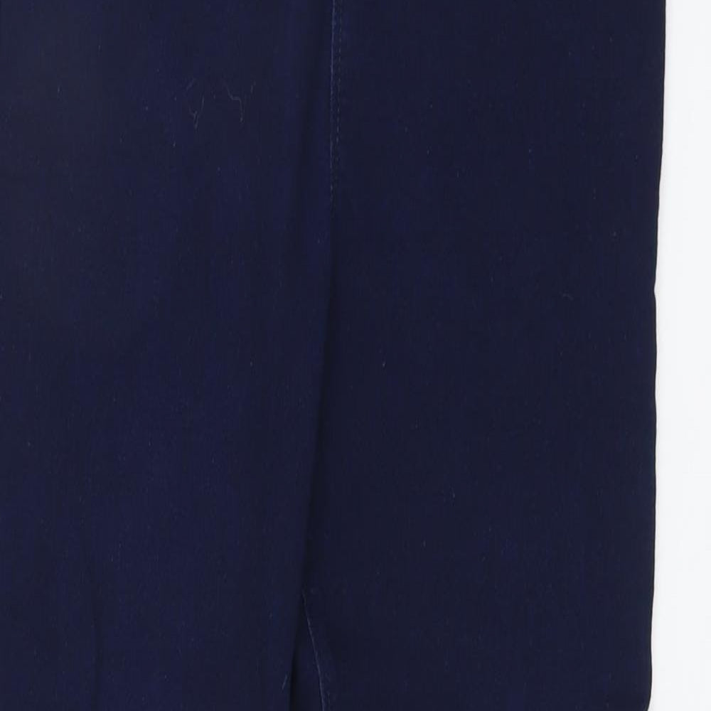 Papaya Womens Blue Cotton Jegging Jeans Size 12 L29 in Regular