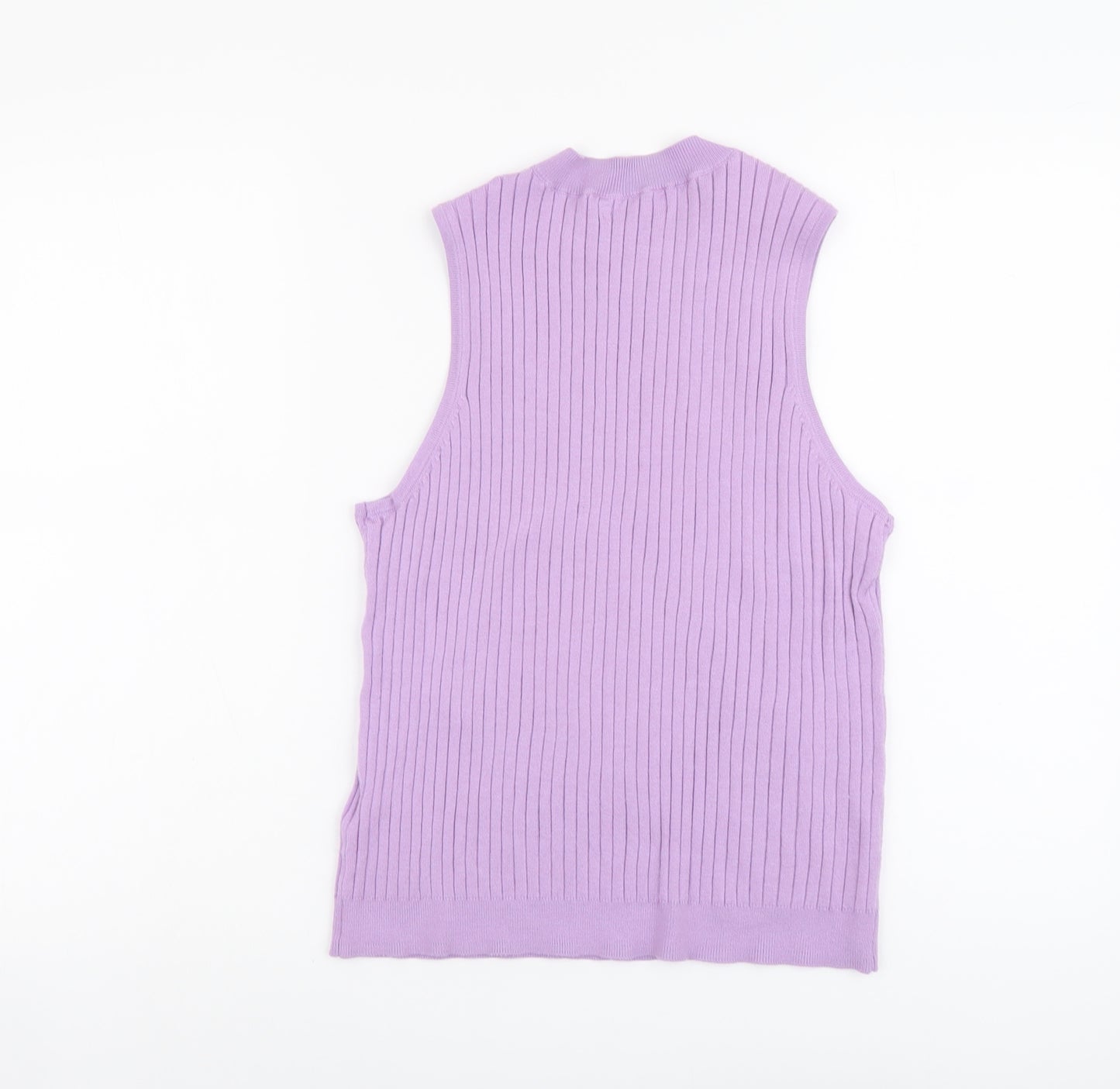 Primark Womens Purple Viscose Basic Tank Size XL Round Neck