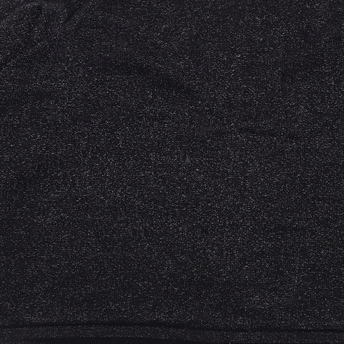 Bonmarché Womens Black V-Neck Acrylic Cardigan Jumper Size L