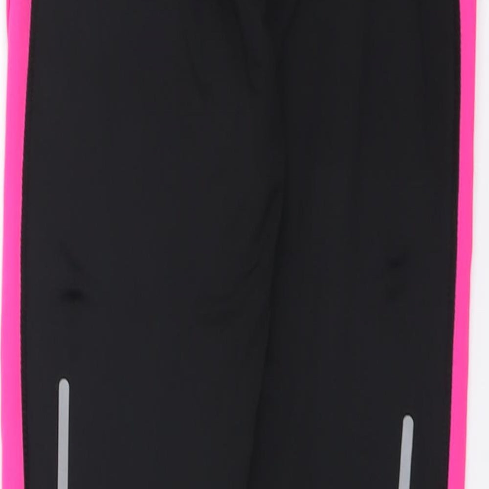 Karrimor Womens Black Polyester Track Pants Leggings Size 8 L28 in Regular Drawstring