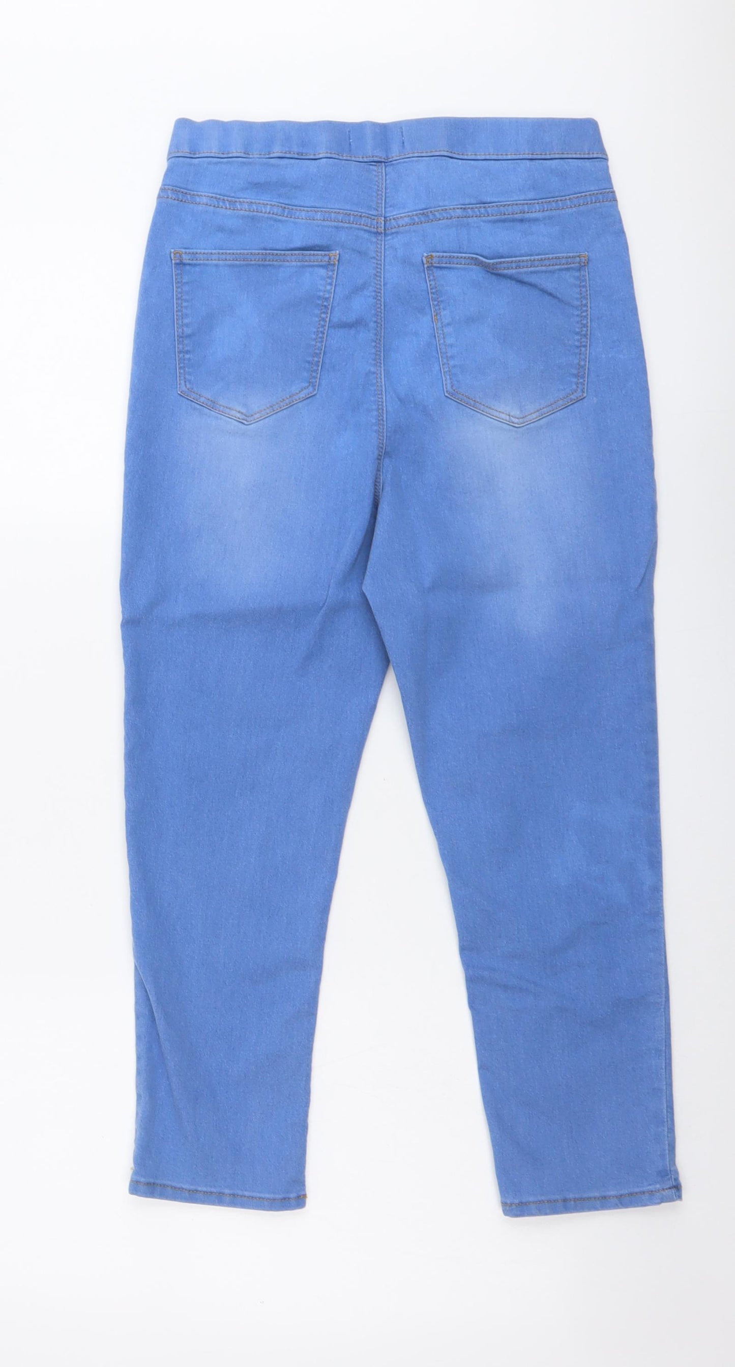 Papaya Womens Blue Cotton Jegging Jeans Size 10 L21 in Regular