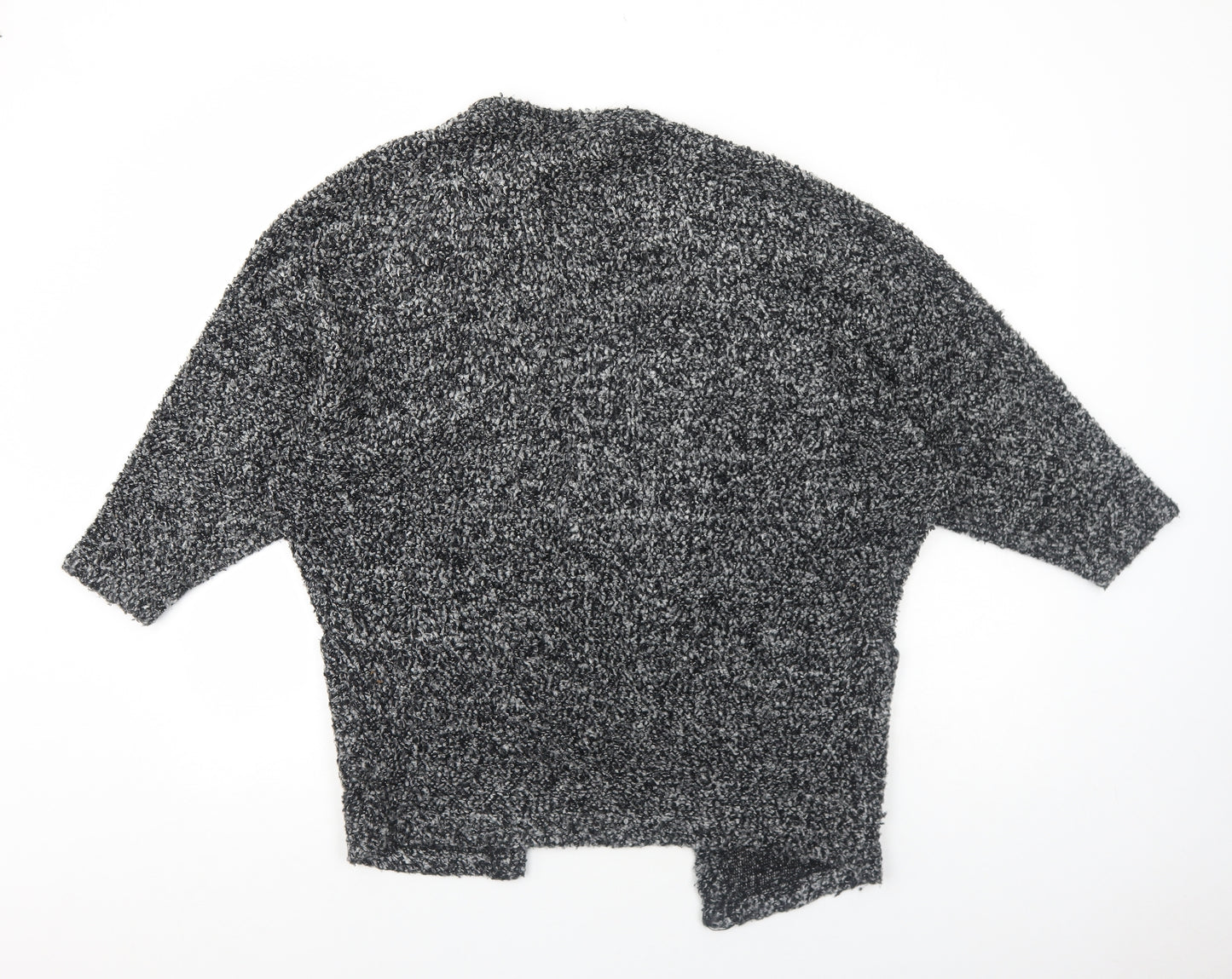 Atmosphere Womens Grey V-Neck Acrylic Cardigan Jumper Size 8