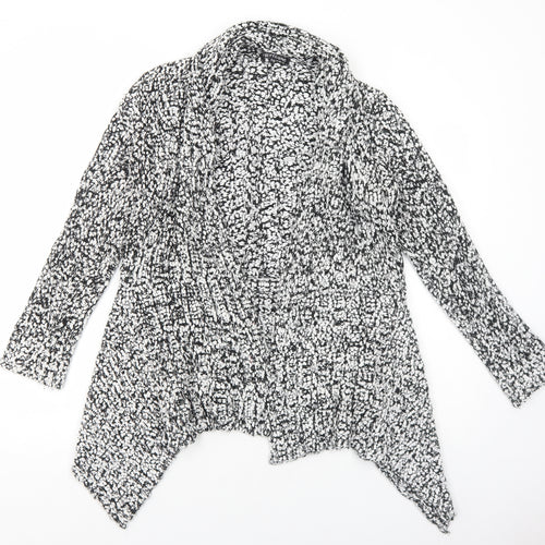 Firebrand Womens White Collared Acrylic Pullover Jumper Size M