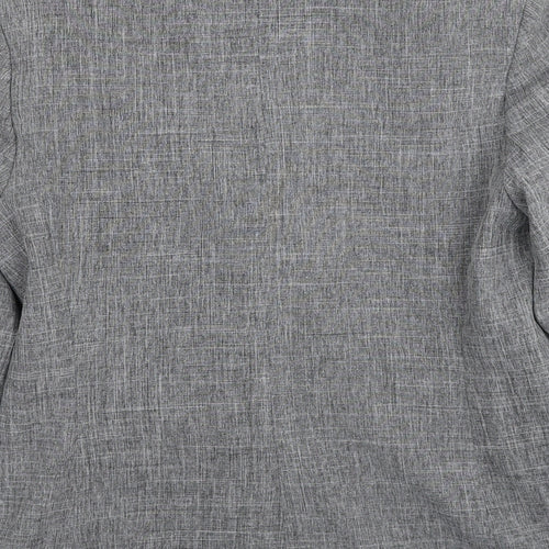 EWM Womens Grey Polyester Jacket Suit Jacket Size 12