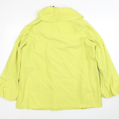 Per Una Womens Yellow Jacket Size 18 Button