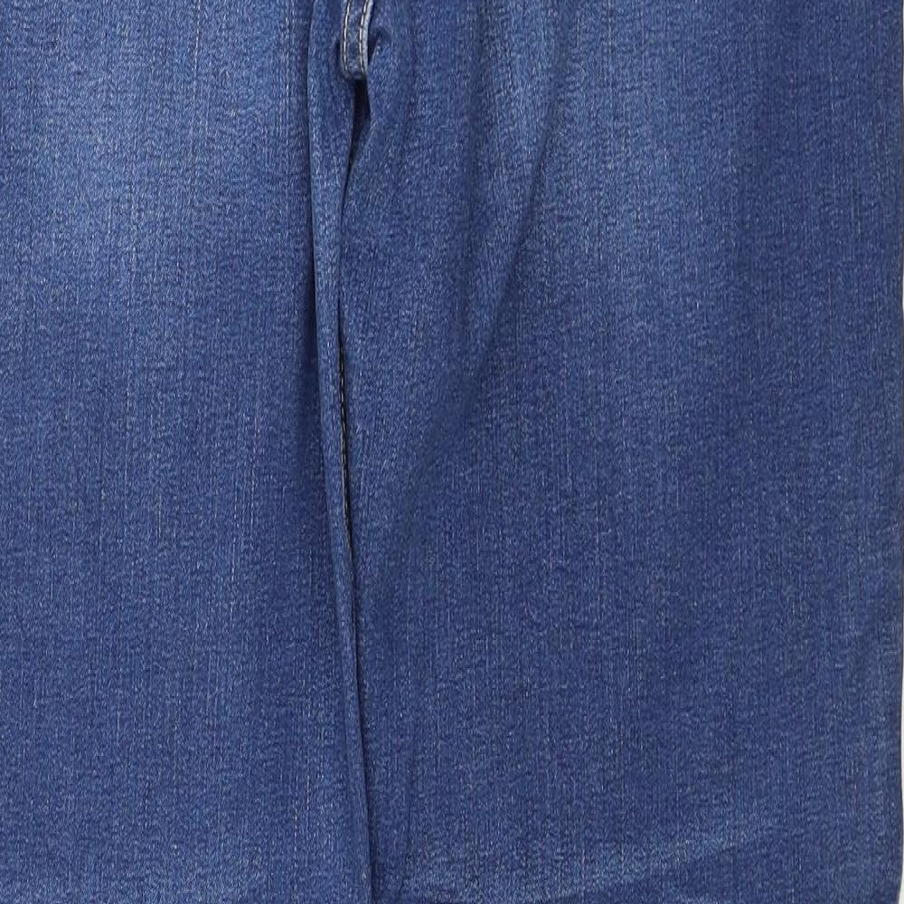 Mexx Mens Blue Cotton Straight Jeans Size 31 in L29 in Regular Zip