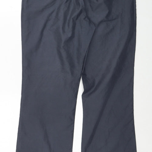 Dorothy Perkins Womens Grey Polyester Carpenter Trousers Size 10 Regular Zip