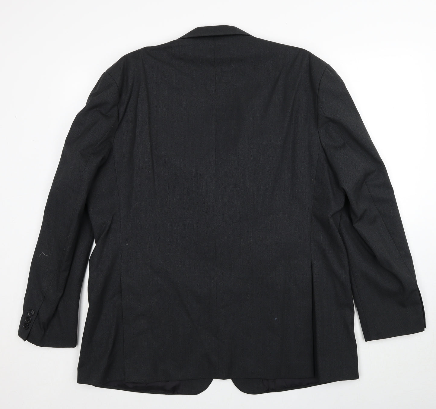 Dunn&Co. Mens Black Polyester Jacket Suit Jacket Size 44 Regular