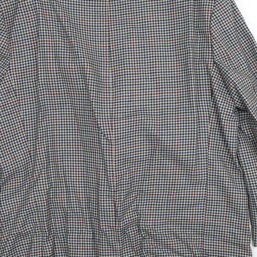 BHS Mens Grey Geometric Wool Jacket Blazer Size 44 Regular