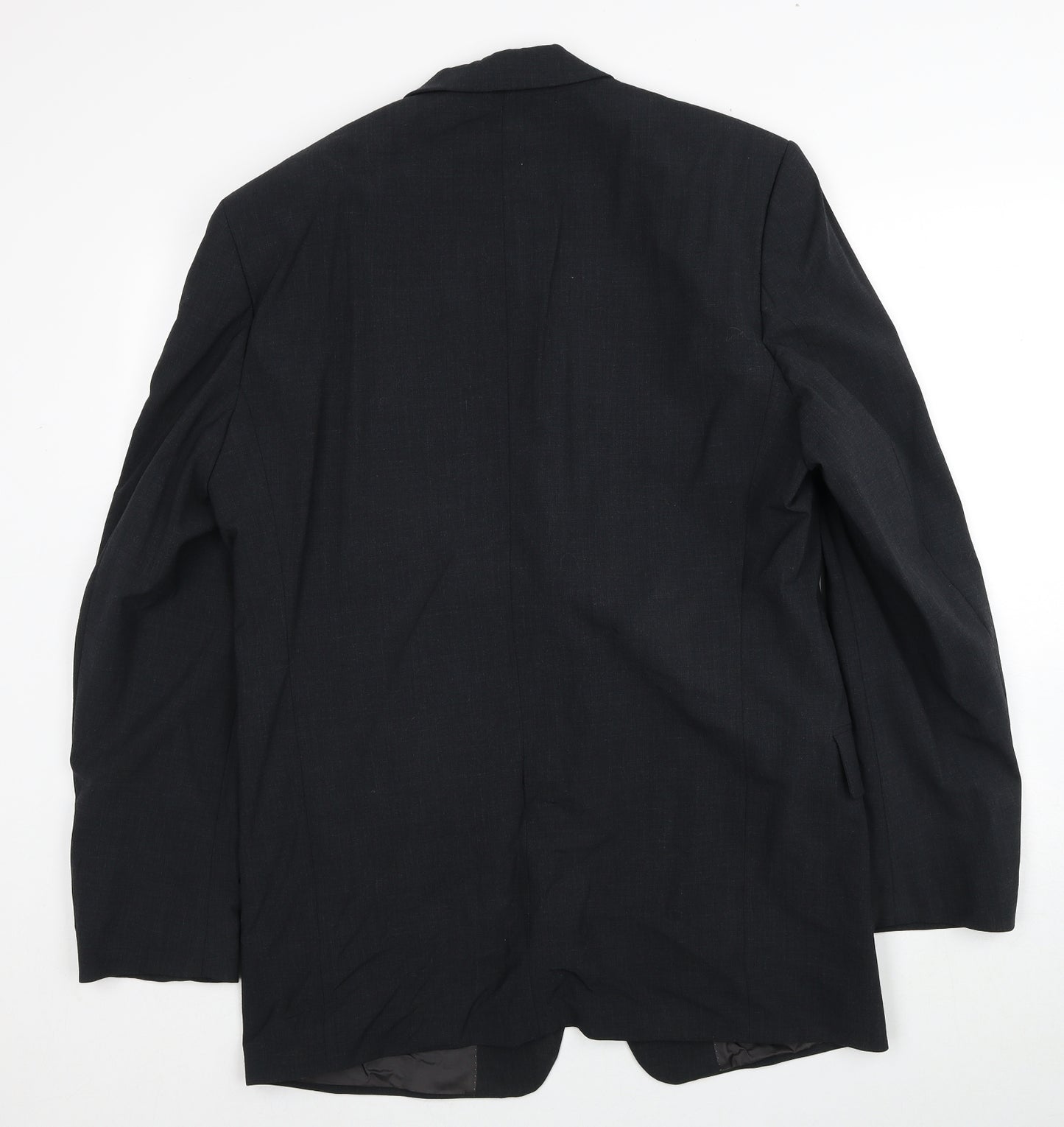 BARUTTI Mens Grey Polyester Jacket Suit Jacket Size 38 Regular