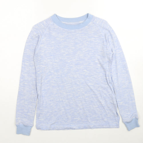 Peacocks Womens Blue Boat Neck Viscose Pullover Jumper Size 6