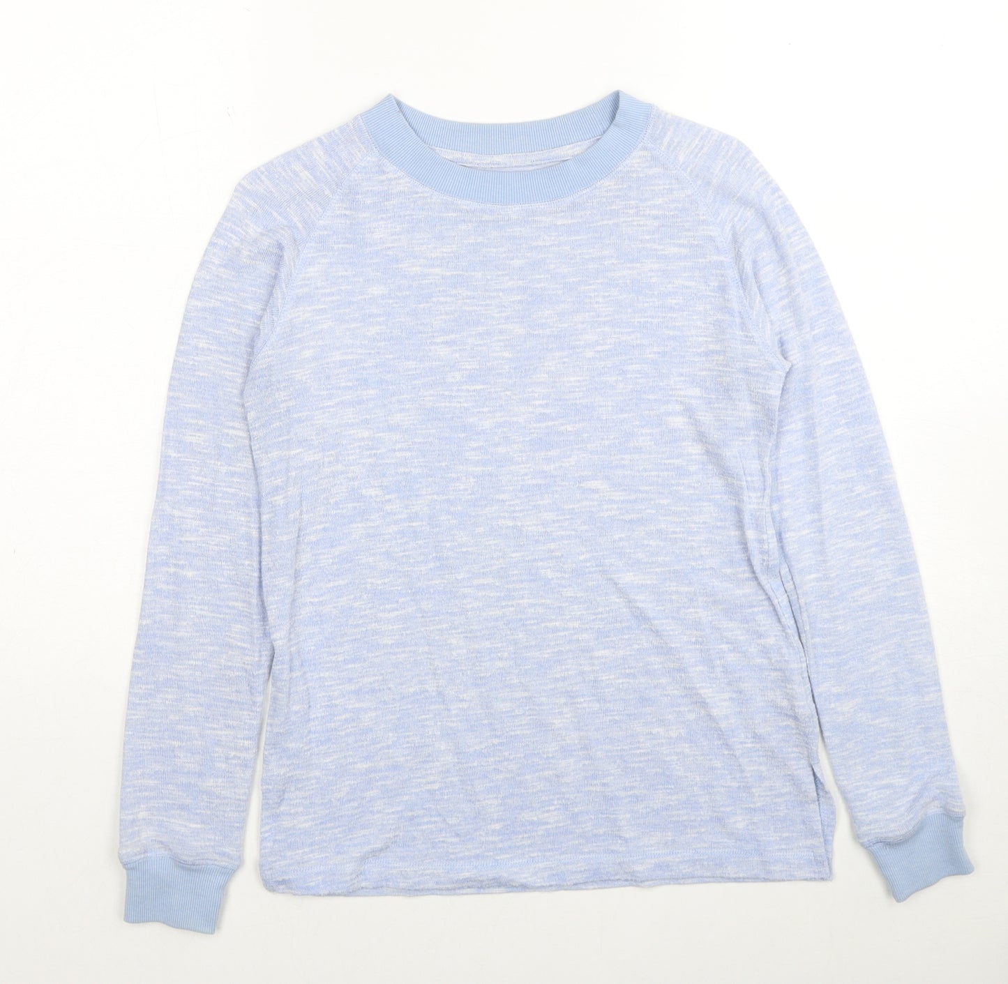 Peacocks Womens Blue Boat Neck Viscose Pullover Jumper Size 6