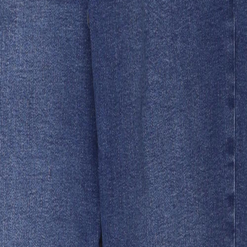 Primark Womens Blue Cotton Skinny Jeans Size 14 Regular Zip