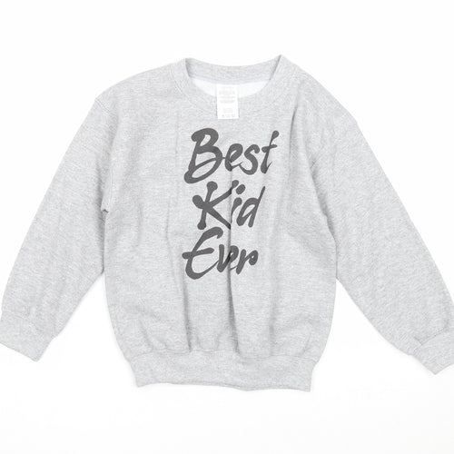Gildan Boys Grey Cotton Pullover Sweatshirt Size XS Pullover - Best Kid Ever