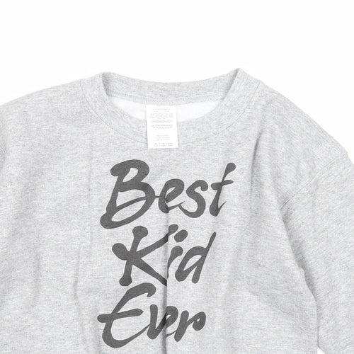 Gildan Boys Grey Cotton Pullover Sweatshirt Size XS Pullover - Best Kid Ever