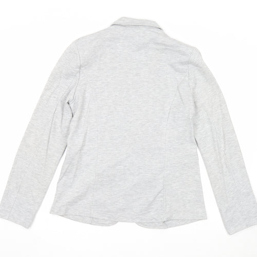 Atmosphere Womens Grey Jacket Blazer Size 12 Button