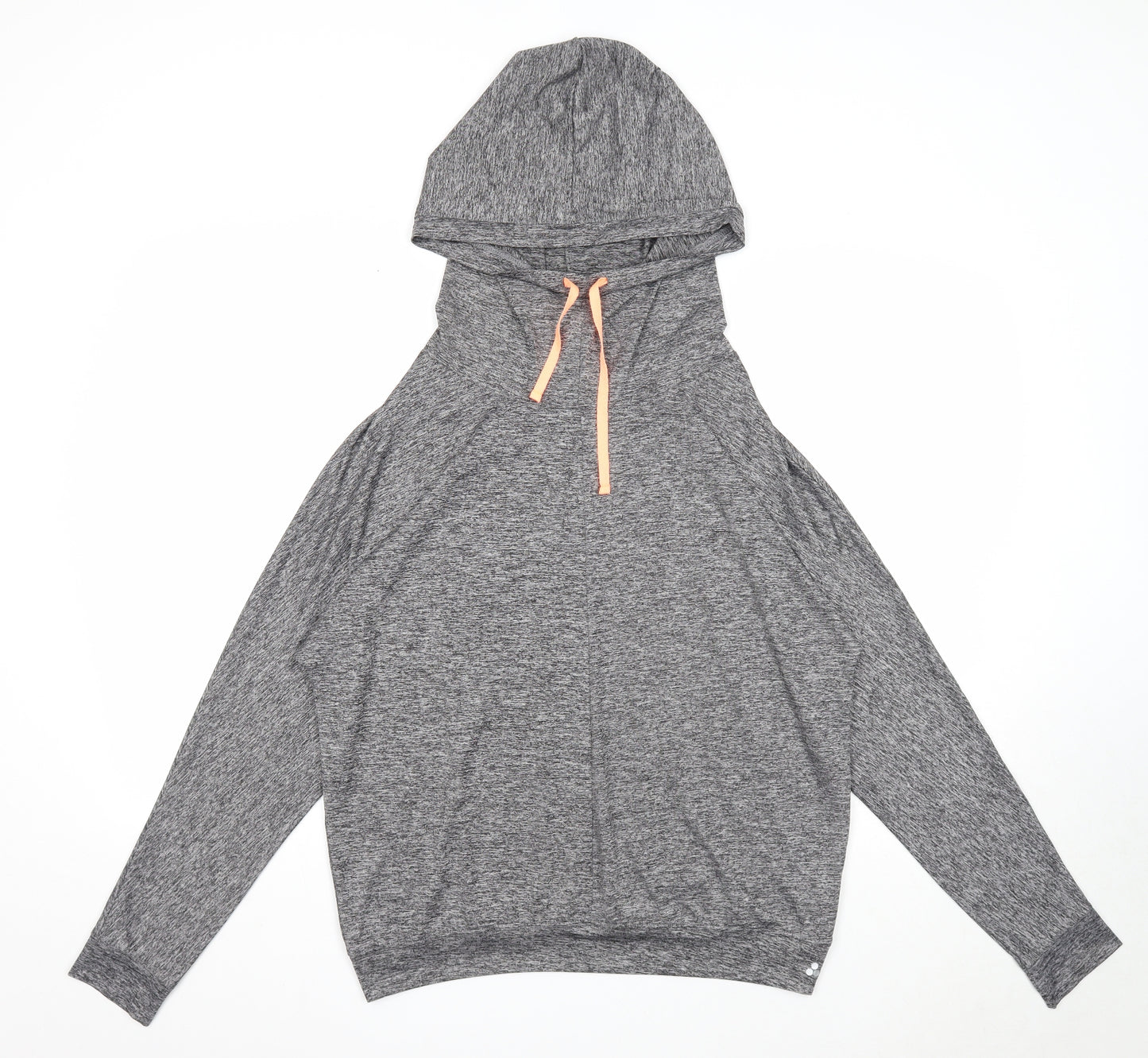Papaya Womens Grey Polyester Pullover Hoodie Size S Pullover