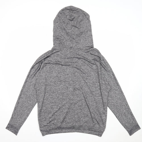 Papaya Womens Grey Polyester Pullover Hoodie Size S Pullover