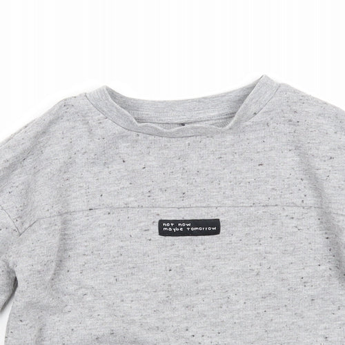 George Boys Grey Polyester Pullover Sweatshirt Size 2-3 Years Pullover