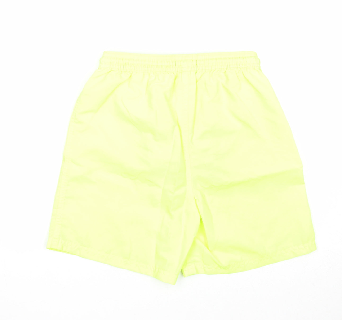Cool Vibes Boys Yellow Polyester Sweat Shorts Size 10-11 Years Regular Drawstring - Swim Short