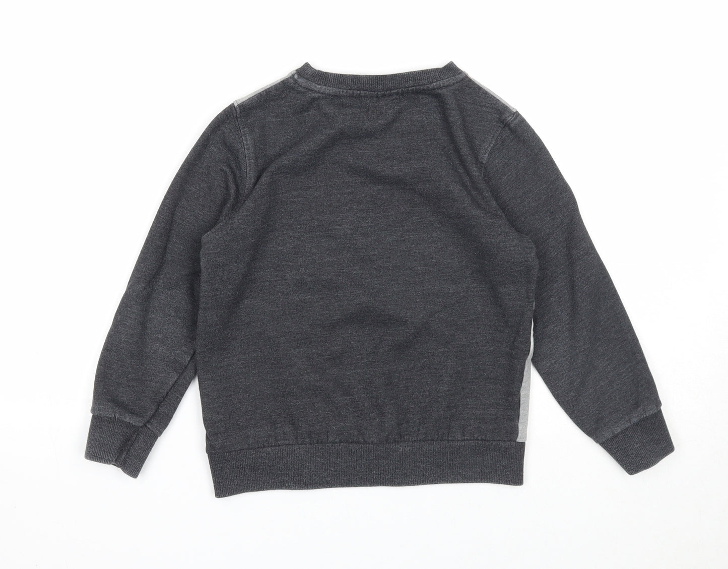 NEXT Boys Grey Cotton Pullover Sweatshirt Size 5 Years Pullover - White Tiger