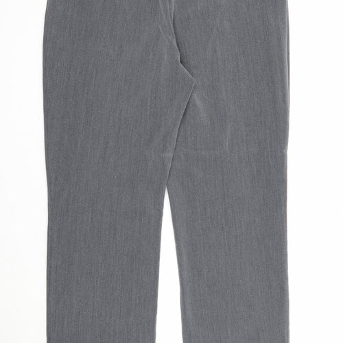 Bonmarché Womens Grey Polyester Trousers Size 12 Regular