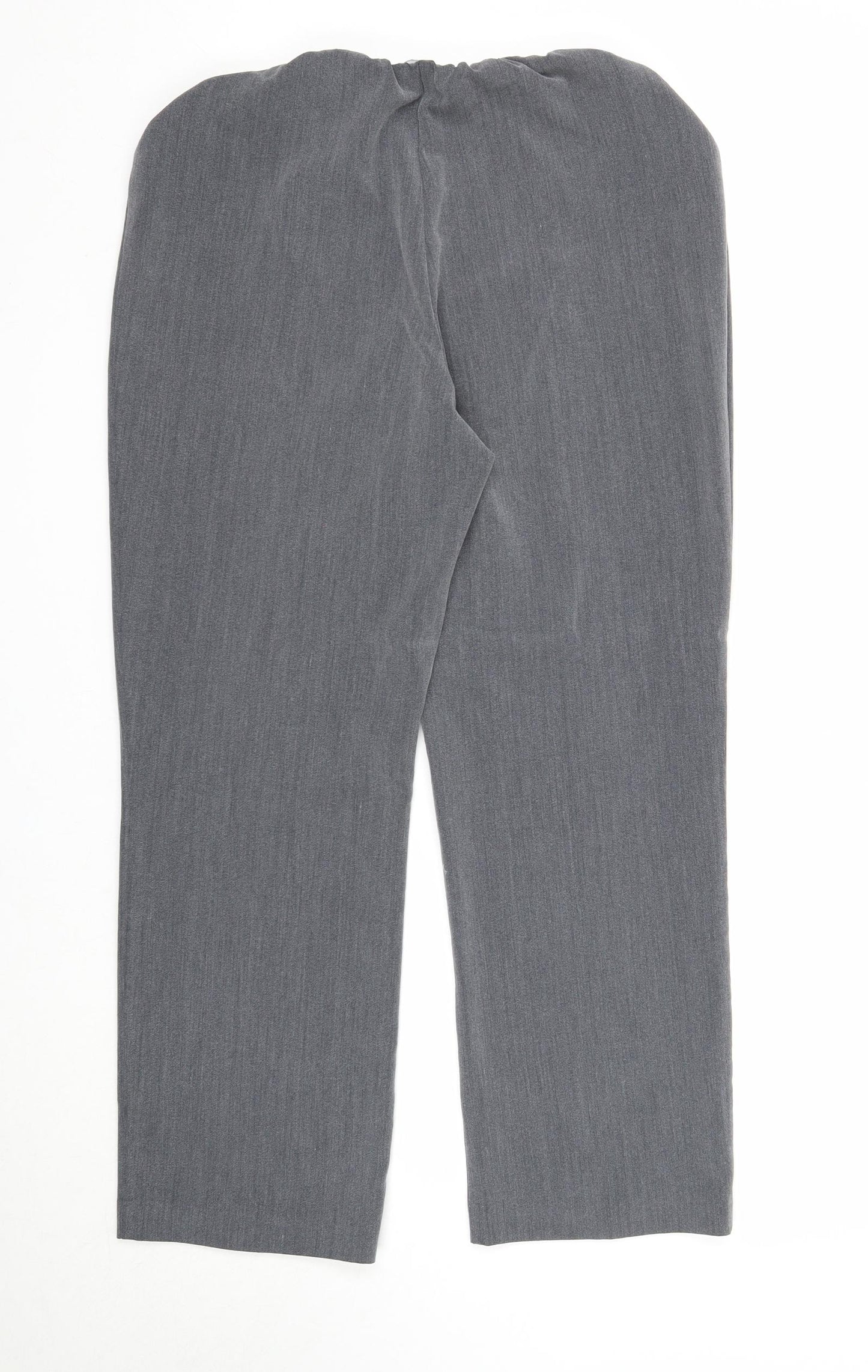 Bonmarché Womens Grey Polyester Trousers Size 12 Regular