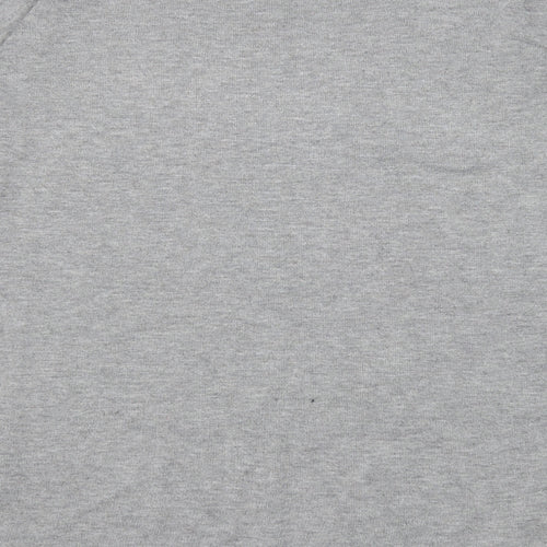 RESERVED Womens Grey Boat Neck Acrylic Pullover Jumper Size L - Just Be Yourself