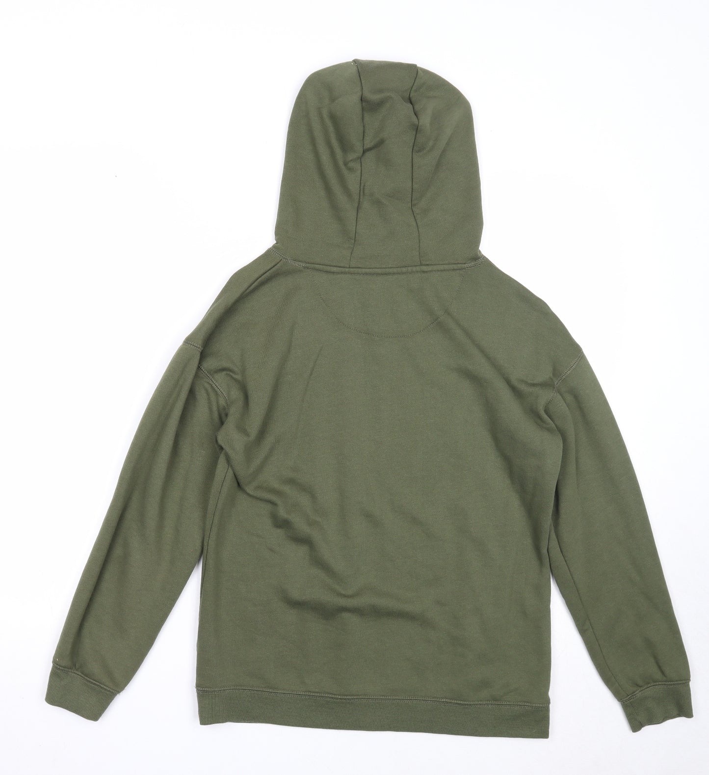 Primark Boys Green Cotton Pullover Hoodie Size 12-13 Years Pullover - Brooklyn Bridge